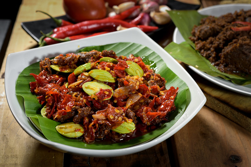 Sambal Goreng Petai an Indonesian traditional food